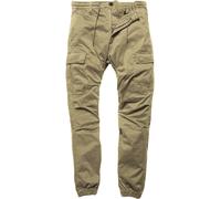 Vintage Industries Vince Cargo Jogger Pants, green-brown, size 30 for Men