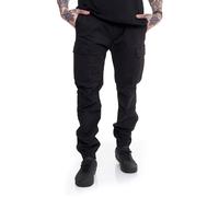 Vintage Industries - Vince Jogger Steel - Pants - black - W31 - 95% Cotton, 5% Elastane W31