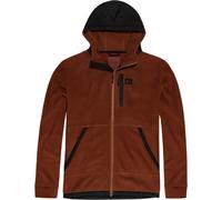 Vintage Industries Vitor Hollow Fibre Fleece Zip Hoodie, orange, size L for Men