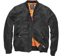 Vintage Industries Welder MA1 Jacket Mens Coat Military Army Casual Black