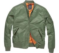 Vintage Industries Welder MA1 Jacket Mens Coat Military Army Light Olive