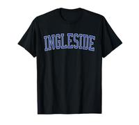 Vintage Ingleside TX Distressed Blue Varsity Style T-Shirt