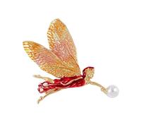 Vintage Inspired Colorful Wing Pin Angel Motifs Brooch Allergy Resistant Alloy Jewelry For Fashion Lovers Mystical Princess Chest Pin Gift