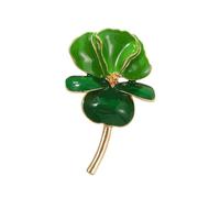 Vintage Inspired Enameled Irises Brooch For Women Elegant Floral Jewelry With Sturdy Alloy Base Elegant Dress Accessories