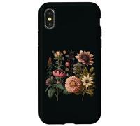 Vintage Inspired Flower Botanical Chart Naturalist Men Women Case for iPhone X/XS