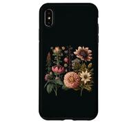 Vintage Inspired Flower Botanical Chart Naturalist Men Women Case for iPhone XS Max