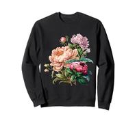 Vintage Inspired Flower Botanical Chart Naturalist Sweatshirt