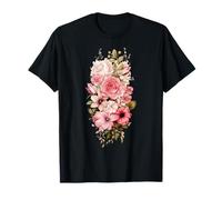 Vintage Inspired Flower Botanical Chart Naturalist T-Shirt