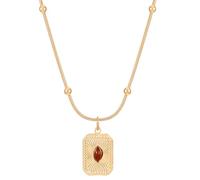 Vintage Inspired Gold Tone Alloy Necklace Sun Round Cat's Eye Stone Pendant Necklace Elegance and Mystique Jewelry Accessory for Women, One Size, Metal Rhinestone, No Gemstone