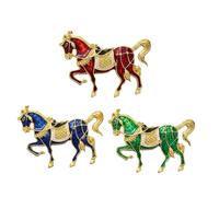 Vintage Inspired Horse Accent Brooch Elegant Statement Chest Jewelry Gift Excellant Craftsmanship Unisex Lapel Pin Horse Brooch