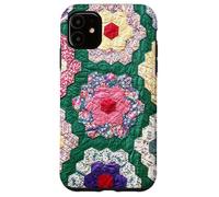 Vintage Inspired Quilt Patchwork Grandmothers Flower Garden Case for iPhone 11