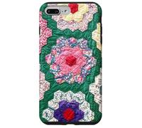 Vintage Inspired Quilt Patchwork Grandmothers Flower Garden Case for iPhone 7 Plus/8 Plus