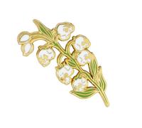 Vintage Inspired Skull And Lilys Of The Valley Brooch Designs For Those Who Appreciate Unique And Stylish Accessories Themed Event Brooch