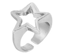 Vintage Inspired Star Finger Jewelry Eye Catching And Elegant Geometric Accessory Beautiful Lady Silver/Gold Rings Charm Party Jewelry