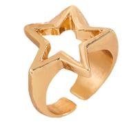 Vintage Inspired Star Finger Jewelry Eye Catching And Elegant Geometric Accessory Beautiful Lady Silver/Gold Rings Charm Party Jewelry