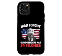 Vintage Iran Forgot our President Has 34 Felonies Case for iPhone 11 Pro