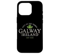 Vintage Irish Souvenir Gifts: Claddagh Galway Ireland Case for iPhone 16 Pro