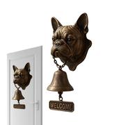 Vintage Iron Door Bell - Traditional Animal-Shaped, Charming Ring Chime Outdoor Use, Classic Cast Signal Alert | Metal Home Entry Decoration, Farmhouse Patio Hanging Ringer, Artistic Collectible