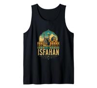 Vintage Isfahan Iran Travel Souvenir Landmark Gift Tank Top