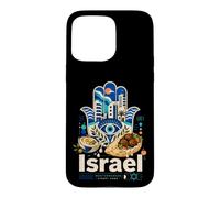 Vintage Israel Travel Souvenir Landmark Gift Case for iPhone 15 Pro Max