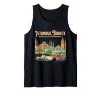 Vintage Istanbul Turkey Travel Souvenir City Tourist Gift Tank Top