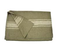 Vintage Italian Army Wool Blanket - 200cm x 150cm - Heavy Duty Thick Woolen Blanket for Camping, Hiking, Survival, Outdoors, Home Decor - Perfect for Bedroom or Emergency Use