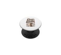 Vintage Italian Coffee Moka Pot Ciao Bella Design PopSockets Adhesive PopGrip