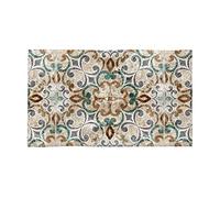 Vintage Italian Tile with Moroccan Bath Decorative Hand Towels for Bathroom, Comfortable Luxury Bath Towels, Ultra Soft Quick Dry Towel for Hotel, Gym, Sports and Spa Home Decor, 27.5x16 in