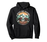 Vintage Jackie And Shadow Bald Eagle Family Nature Lovers Pullover Hoodie