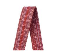 Vintage Jacquard Ribbon 2/5/10M 25-34mm Jacquard Webbing Lace Ribbon for Sewing Clothes Luggage Band Shoes Decorations Tape DIY Accessories(Red-25mm,10Meters)