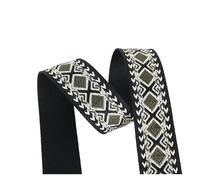 Vintage Jacquard Ribbon 2/5M 38/50mm Jacquard Webbing 1.8mm Thicken Ribbon for Sewing Luggage Shoulder Strap DIY Clothes Accessories(1-50mm,5Meters)