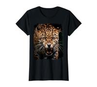 Vintage Jaguar Value Graphic T-Shirt, Women, Black, L
