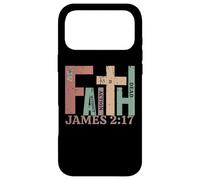 Vintage James 2:17 FAITH Without Action Is Dead Graphic Gift Case for iPhone 17 Pro Max