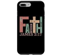 Vintage James 2:17 FAITH Without Action Is Dead Graphic Gift Case for iPhone 7 Plus/8 Plus