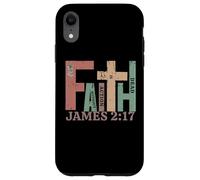 Vintage James 2:17 FAITH Without Action Is Dead Graphic Gift Case for iPhone XR