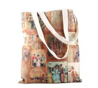 Vintage Jane Austen Bookish Gift Tote Bag Book Bag for Classic Novel Lover (Jane Austen Tote EU)