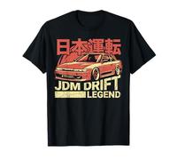 Vintage Japan JDM Drift Race Car Retro Glitch Style Japanese T-Shirt