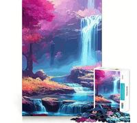 Vintage Japan Landscapes Puzzle for Adults 1000 Pieces Memory Play Game Firm Fit Secure Assembly Meaningful Connection Building Game (38x26cm)