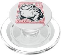 Vintage Japanese Bullfrog Ukiyo-e Woodblock Toad Art PopSockets PopGrip for MagSafe