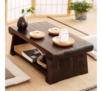 Vintage Japanese Folding Por Floor for Camping Meditation & Picnic Multipurpose Desk for Displaying Jars & Books Lightweight & Easy to Carry