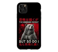 Vintage Japanese Gothic Bear The Horrors Persist But So Do I Case for iPhone 11 Pro Max