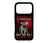 Vintage Japanese Gothic Rat The Horrors Persist But So Do I Case for iPhone 17 Pro