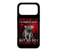Vintage Japanese Gothic Rat The Horrors Persist But So Do I Case for iPhone 17 Pro Max
