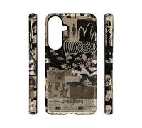 Vintage Japanese Horror Collage Phone Case - Aesthetic Anime Style Art, Shockproof Protective Cover for Samsung Galaxy