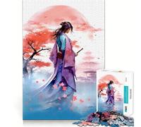 Vintage Japanese Jigsaw Puzzles 1000 Pieces Focus Boost Fun Laser Cut for Flawless Fit Bonding Activity for Loved Ones (38x26cm)