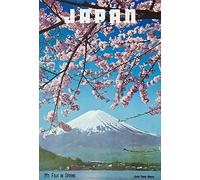 Vintage Japanese Mt Fuji In Spring Japan Travel Poster Wall Art A3 & A4s Prints