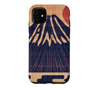 Vintage Japanese Mt. Fuji - Rising Sun over Mountain on back Case for iPhone 11