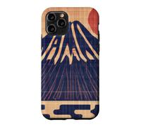 Vintage Japanese Mt. Fuji - Rising Sun over Mountain on back Case for iPhone 11 Pro