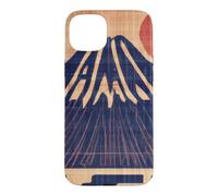 Vintage Japanese Mt. Fuji - Rising Sun over Mountain on back Case for iPhone 15 Plus