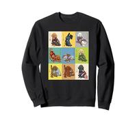 Vintage Japanese Ukiyo-e Poodle Kimono Dog Sweatshirt